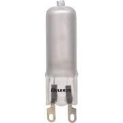 Bulbrite 654160 Q60G9FR 60W JC Frosted Halogen GU9 Bi-Pin 120V