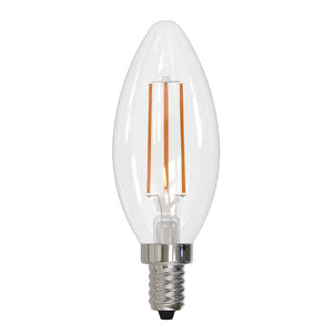 Bulbrite 776855 LED2B11/27K/FIL/3 2.5W LED B11 2700K FILAMENT E12 FULLY COMPATIBLE DIMMING