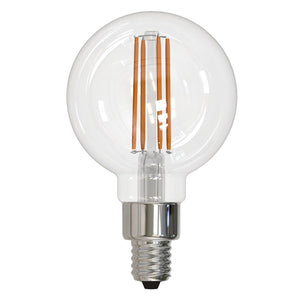 Bulbrite 776873 LED4G16/27K/FIL/3 4.5W LED G16 2700K FILAMENT E12 120V FULLY COMPATIBLE DIMMING