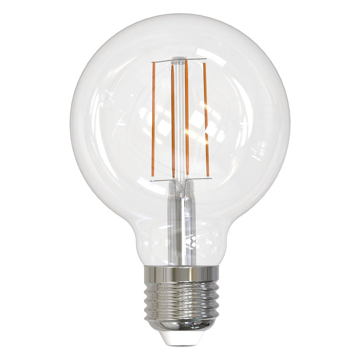 Bulbrite 776890 LED8G25/30K/FIL/3 8.5W LED G25 3000K FILAMENT E26 CLEAR FULLY COMPATIBLE DIMMING