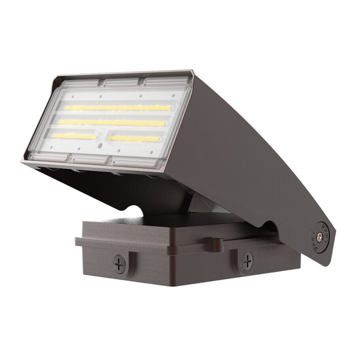 Eiko 11144 WPA-650-50W-740-UD-BZ Adjustable Wallpack 6500 Lumens 50 Watts 70CRI 4000K 120-277 Volts Dimmable Bronze