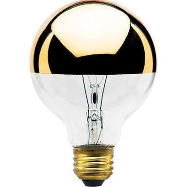 Bulbrite 712424 40G25HG 40W G25 Globe Bulb Half Gold