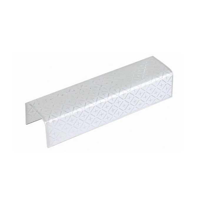 Satco 50-235 14 in. U-Channel Shade Horizontal Hole Centered 7/16 in. White 1/8 Slip