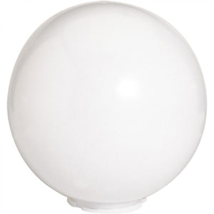 Satco 50-785 White Acrylic Globe 12 in. Diameter 5-1/4 in. Fitter