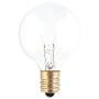 Bulbrite 301025 25G12CL G12.5 Globe Light Bulb