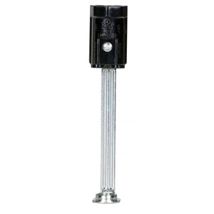Satco 80-1718 Push-In Terminal No Paper Liner 4" Height Flange Type Single Leg 1/8 IP Inside Extrusion 3/4" Diameter 75W 125V