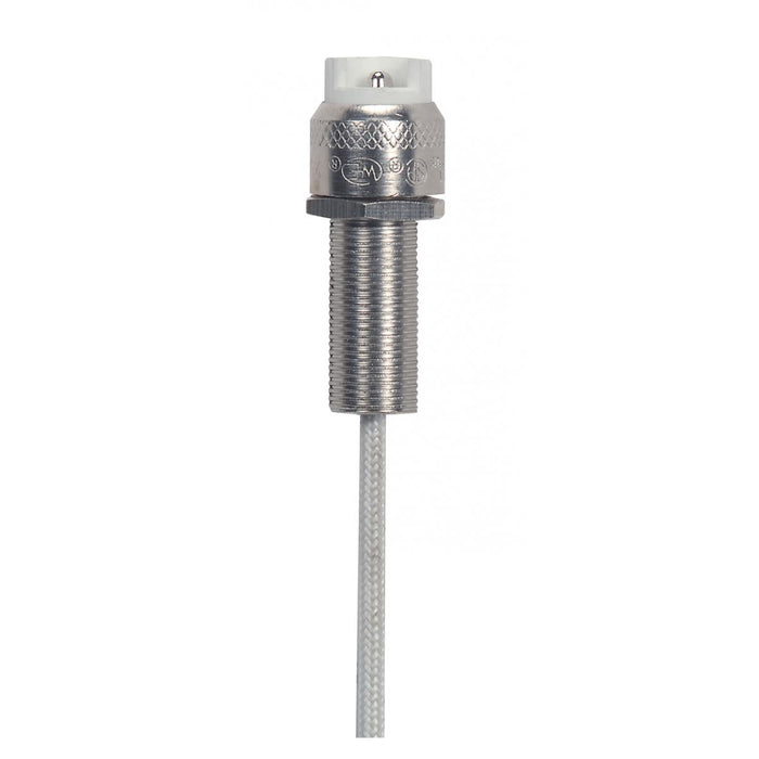 Satco 80-1914 Porcelain Halogen Socket 6" SF-1 200C Leads R7S Base 1-1/8" 16 GA Wire 1-7/8" Length 1000W 250V