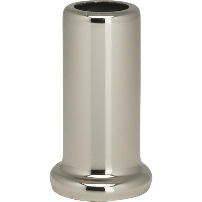 Satco 90-2216 Flanged Steel Neck 1-1/2" Height 7/8" Bottom Nickel Plated Finish