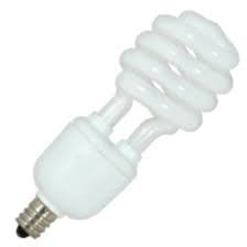 Halco 45052 CFL13/27/T2/E12 13 watt T2 Candelabra Screw Base 2700K Warm White CFL