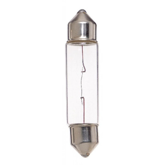 Satco VG100 6424/24V/5W/SV8.5/T3.25/CC8 5 Watt miniature T3 1/4 200 Average rated hours Festoon base 24 Volt