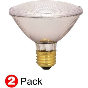 Replacement for Satco S2268 60PAR30/HAL/XEN/NFL/2PK/120V 60W PAR30 Halogen Short Narrow Flood TWO PACK - NOW LED S29416