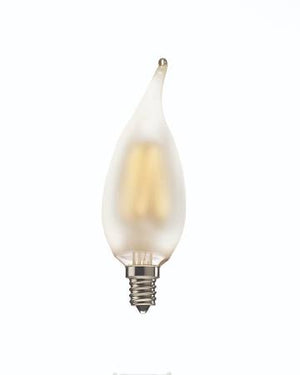 Bulbrite 776660 LED4CA10/27K/FIL/E12/F/2 Filaments E12 Base CA10 Bulb Frost - NOW 776690